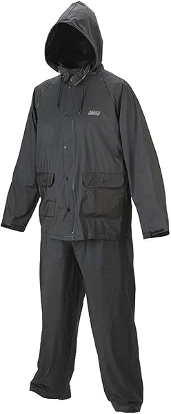 Capa de Chuva PVC 20mm GG Coleman Unissex Preta